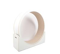Elmato Simba Roulette pour chat L & XXL environ 120 cm / 140 cm en blanc/beige et gris/chiné (beige, 140 cm)