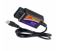 ELMconfig Adaptateur OBD2 ELM327 USB Scanner avec MS-CAN/HS CAN Commutateur Professionnel OBDII Outil de diagnostic pour Ford Mazda