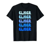 Elmer Name Minimalist Design T-Shirt