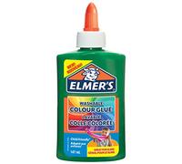 Elmer’s colle PVA colorée translucide | Rose | 147 ml | Lavable | Idéale pour fabriquer du slime | 1 unité