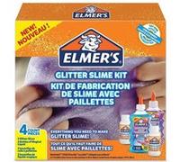 ELMER´S Kit de fabrication de slime pailleté, 2 flacons de colle à paillettes de 177 ml, 2 flacons de liquide magique de 68 ml G