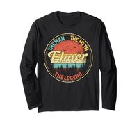 Elmer The Man The Myth The Legend Men Nom personnalisé Manche Longue
