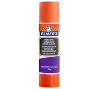 Elmer's Bâton de colle Stic – Violet, devient transparent en séchant, lavable, adapté aux enfants – 22 g