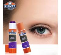 Elmer's - bâton de colle solide Transparent, colle à couleur changeante, lavable, adapté au bricolage artisanal, Cosplay, mise en forme des sourcils 3 pcs