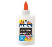 Elmer's colle d'école liquide blanche, lavable et adaptée aux enfants, pour travaux manuels ou slime, 118 ml G