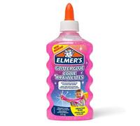 Elmers colle pailletée, rose, lavable et adaptée aux enfants, 177 ml - Parfaite pour fabriquer du slime -