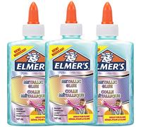Elmer's Colle PVA Métallique |Lavable | Bleu Canard | 147 ml | 3 unités