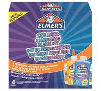 ELMER'S Kit Slime couleur changeante, 2 flacons de colle à couleur changeante (147 ml), 2 flacons de liquide magique (68 ml) G
