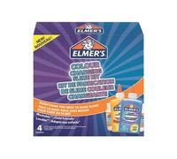 ELMER'S Kit Slime couleur changeante, 2 flacons de colle à couleur changeante (147 ml), 2 flacons de liquide magique (68 ml) G