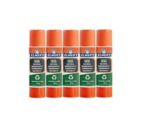 Elmer's stic bâtons de colle pure, 93 % d'ingrédients naturels, Idéal pour les écoles et le bricolage, 20g x 5