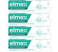 Elmex Dentifrice Sensitive Professional – Pour dents sensibles – Lot de 4 × 75 ml
