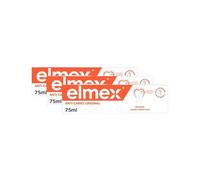 elmex Anti-Caries Original Dentifrice - 75 ml - Pack of 3 (3 x 75 ml = 3 tubes)