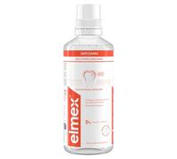 Elmex Bain de Bouche Anti-Caries, Saveur Menthe, 400 ml | Bouclier double protection contre les caries et reminéralise l'émail, Bain de bouche sans alcool*