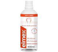 ELMEX - Bain de Bouche elmex Anti-Caries - Reminéralise et aide à protéger contre les caries - Rafraîchit l'haleine - 400 ml