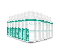 ELMEX - Bain de bouche Soin Protection Douceur - Triple action pour dents sensibles et protection caries - Sans alcool - Goût menthe - 400ml - Lot de 12