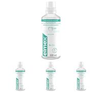 ELMEX - Bain de bouche Soin Protection Douceur - Triple action pour dents sensibles et protection caries - Sans alcool (Lot de 4)