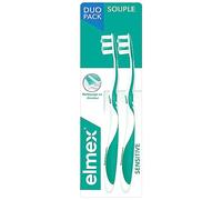 ELMEX - Brosse à Dents Sensitive Souple - Lot de 2 brosses à dents - Pour dents sensibles - Nettoyage en douceur et en profondeur