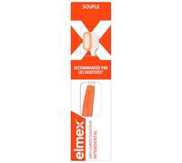 Elmex, Brosse à Dents Souple Anti-Caries, Protection Douceur | Brosse interdentaire, Tête compacte pour les dents postérieures, Brins denses s'attaquant à la plaque dentaire
