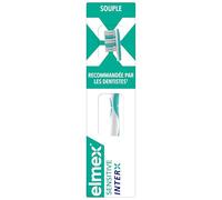 Elmex, Brosse à Dents Souple Sensitive, Inter X, Nettoyage Doux | Brosse interdentaire souple, Brins croisés en X conçus par des experts pour dents sensibles et gencives fragiles