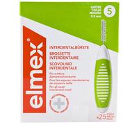 elmex Brossettes Interdentaires Taille 5 - 0,8 mm Lot de 25 x 1, avec Capuchons