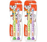 elmex® Débutants Brosse à dents Souple 0-3 ans Brosse(S) À Dents 2x2 pc(s)