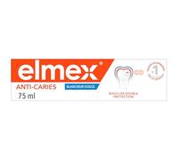Elmex Dentifrice Anti-caries Blancheur douce – Reminéralise l'émail – 2 x 75 ml