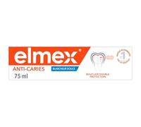 ELMEX - Dentifrice Anti-caries et Blanchissant, Protection Durable pour un Sourire Éclatant (Tube 75mL) - lot de 3 - Vendu par Lot