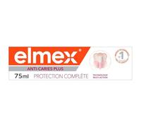 ELMEX - Dentifrice Anti-caries pour Protection Durable, Soin Complet et Sensation Fraîche (Tube 75 mL) - Le Lot De 3