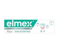 Elmex, Dentifrice Dents Sensibles, Sensitive Expert Clinical, Tube 75 ml | Elmex dentifrice à technologie PRO-ARGIN, Soulagement instantané de la douleur en 1 minute en massage local, Protection 24h