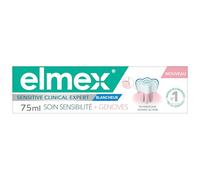 Elmex, Dentifrice Dents Sensibles, Sensitive + Gencives Blancheur, 75 ml | Elmex dentifrice double action, Protège les dents sensibles et renforce les gencives, Atténue délicatement les décolorations