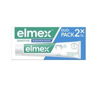 ELMEX - Dentifrice Douceur Sensitive pour Blancheur Optimale, Protection Gingivale (2x75mL) - lot de 3 - Vendu par Lot