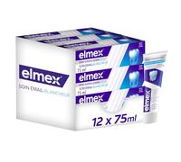 ELMEX - Dentifrice elmex® Émail Clinical Expert Soin Émail Blancheur - Dents jusqu'à 3 teintes plus blanches* - Protège l'émail - Lot de 12 x 75 ml