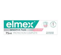 ELMEX - Dentifrice elmex® Sensitive Plus Protection Complète 75ml -Aide à protèger contre les dents sensibles et l'irritation des gencives-reminéralise l'émail- anti-tartre