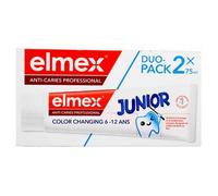 Elmex Dentifrice Junior Anti-Caries Professional Color Changing 6-12 Ans 2 x 75 ml