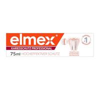 elmex Dentifrice professionnel anti-caries 75 ml - Nettoyage dentaire médical pour une protection efficace contre les caries - avec neutralisant l'acide sucrique breveté