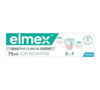 ELMEX - Dentifrice Sensitive Clinical Expert - Soin Instantané | Protection Onctueuse | Utilisation Quotidienne | le tube de 75mL | LOT DE 3