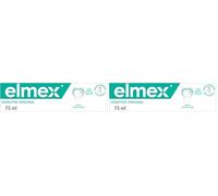 ELMEX - Dentifrice Sensitive elmex® Original, dentifrice dents sensibles, protection 24 heures avec du fluor pour renforcer les dents - le tube de 75 ml (Lot de 2)