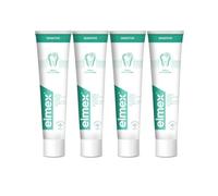 Elmex Dentifrice Sensitive Original, Sans Colorant, Lot de 4 x 75 ml