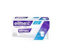 ELMEX - Dentifrice Soin Émail Blancheur 75 ml | Dentifrice spécial émail | Jusqu'à 3 teintes de blanc | Doux pour l'émail - Lot de 4