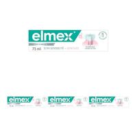 ELMEX -Dentifrice Soin Sensibilité + Gencives protège les dents sensibles-Renforce les gencives-Formule double action cliniquement prouvée -Le tube de 75mL (Lot de 4)
