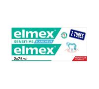 Elmex Dentifrices Sensitive Dents Sensibles Blancheur Duo Pack - 2 X 75 Ml