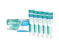 ELMEX - Dentifrice Sensitive Blancheur Douce 0% Colorants | Dents Sensibles | Protection de l'Email | Dents blanches | 10x75ml