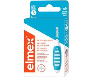 Elmex Interdentalbürste blau ISO Größe 3 0,6 mm, 8 pc Brosses interdentaires