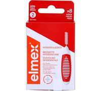 Elmex Brosses interdentaires rouge ISO 2 0,5 mm 8 pièces