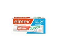 Elmex Dentifrice Junior 6-12 ans – Fluor et reminéralisation de l'émail – Lot 2 x 75 ml