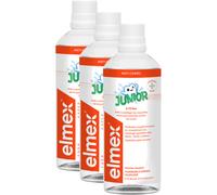 Elmex Junior Bain De Bouche Anti-Caries 6-12 Ans Flacon 400ml Promo 2+1 Gratuit
