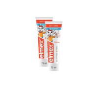 Elmex Kids Toothpaste 06 Years - Gentle Swiss Fluoride Toothpaste 75 ml - Pack of 2 (2 x 75ml = 2 tubes)