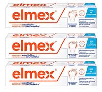 elmex Lot de 3 dentifrices sans menthol 75 ml