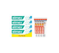 Elmex - Pack Famille - Dentifrice Sensitive Original - Lot de 4x75ml - Dentifrice 0-6 ans - Lot de 4x75ml