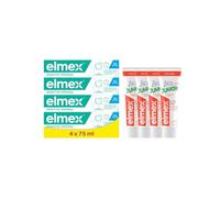 Elmex - Pack Famille - Dentifrice Sensitive Original - Lot de 4x75ml - Dentifrice 6-12 ans - Anti-caries - Lot de 4x75ml